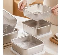Kivivaka Leak-Proof Lunch Box 2500ml for Office Gym Travel(2000ml) | 304 steel, leak- for proof seal, 1500ml capacity, for ideal for daily lunch prep and office use