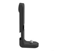 Kivivaka Metal L Shape Bracket Mount for Pocket 4P 4 3 Vertical Vlog Camera | 10x4.3x2.2cm Size, Aluminum Frame, Skid Rubber Pads, 1/4 Thread Hole, Reels Rig