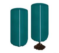 Kivivaka Non-Woven Round Top Plant Covers for Winter Freeze for Protection, Breathable Frost Bags with Drawstring for Outdoor Shrubs, 120x180cm(100 * 120cm 1pc)