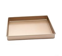 Kivivaka Nonstick Carbon Steel Bread Pan for Baking Loaf Cakes - Rectangular Oven Tray 27x23cm Deep Dish(G)