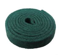 Kivivaka Nylon Emery Scouring Pad Roll 5.8M Multi-Purpose Abrasive Cleaning Cloth for Kitchen and Industrial Use Green(10 cm x 5.8 meters)