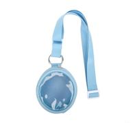 Kivivaka Nylon for TPU Storage Bag for Tamagotchi Paradise Clear View(Blue)