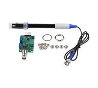 Kivivaka pH Sensor Module with BNC Probe for Arduino, Liquid Acidity Detection PH0-14, 5V Analog Output for Water Testing(module + black)