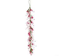 Kivivaka Plastic Tulip Garland 160cm Flexible for stem Wedding Plastic | Flexible plastic for stem, easy to shape, fits , walls, tables, wedding party use
