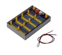 Kivivaka Programmable Resistor Board 0.1Ω-9.9999999MΩ 0.1% 8-Segment for Multimeter Calibration and Testing, with Jumper Caps 0.1Ω-10MΩ