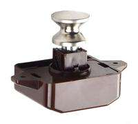 Kivivaka Push Button Latch Knob Catch Lock for RV, Camper or Cabinet and Cupboard Doors, ABS Zinc Alloy, Fits 14-22mm Door