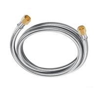 Kivivaka PVC Propane Hose 6FT for Outdoor Cooking PVC Propane Hose 6FT | 350PSI pressure, stainless braid, flame-retardant PVC, 3/8 for flare fittings, grill ready
