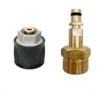 Kivivaka Quick Connect Adapter M22 14mm Thread for Karcher Series Pressure Washers, High Pressure Fitting for Hose Connector, Stable Water Delivery Replacement Accessory