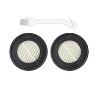 Kivivaka Replacement HEPA Filters For SunSare X7A US Cordless Vacuum And For Fieety For V7 Handheld Vacuum, Includes Filter Set And Cleaning Brush(2 PACK)