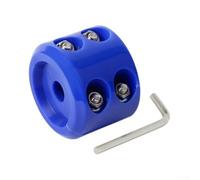 Kivivaka Rubber Winch Cable Hook Stopper for Truck Trailer 4x4 - Anti Slip Dampener Buffer Rope Line Guard Protection Red(Blue)