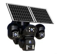 Kivivaka Solar 4G Cellular Security Camera for Outdoor Farm Orchard | 27x25x20cm Size, Built In for Sun Panel, for Smart PIR Human Sensor, Weather ABS Shell, Off Grid Homestead Rig