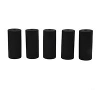 Kivivaka Sponge Roller Wheels 5pcs 3 Inch 6 Inch for Manual Roller Type Glue Applicator, Quick Coating Tool Black(6Inch 150mm)