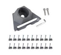Kivivaka Starlink Gen 3 Mounting Bracket Base Kit with Tools and Cable Clamps for Pole Mount, Gray