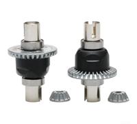 Kivivaka Steel Diff Gear Set for 1/18 Scale Remote Control Car PX9300 - Metal Gears for Rear Axle & Motor - Hobby Projects DIY Upgrades(Alloy C 2pc)