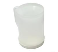 Kivivaka Stylish White Ice Cup 9.5cm Height for Cocktails | Generous 14.7cm size, holds substantial beverages, perfect for sharing, great for BBQs and gatherings, sturdy construction