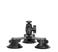 Kivivaka Suction Cup Mount for Car Windshield Dashboard - 360° Rotatable Arm Camera Holder with Quick Release Base for GPS Dash Cam(B)