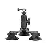 Kivivaka Suction Cup Mount for Car Windshield Dashboard - 360° Rotatable Arm Camera Holder with Quick Release Base for GPS Dash Cam(C)