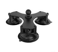 Kivivaka Suction Cup Mount for Car Windshield Dashboard - 360° Rotatable Arm Camera Holder with Quick Release Base for GPS Dash Cam(A)