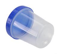 Kivivaka Transparent Plastic Beakers 120ml With Lids(1) | Graduated markings, plastic, crack-resistant, 120ml capacity, 10-pack value set