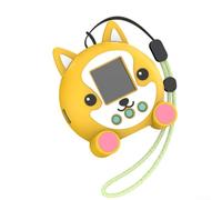 Kivivaka Travel Silicone Case for Punirunes Interactive Pets - Drop Resistant Protective Skin with Lanyard - Lightweight Yellow Sleeve 9.3x8.1x6cm