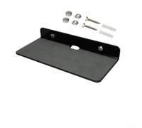 Kivivaka Wall Mounted Speaker Shelf for Home Theatre - Secure Floating Bracket for Small Speakers - Black Acrylic 228mm(Black)