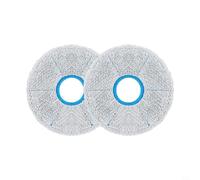 Kivivaka Washable Microfiber Mop Cloths for X50 for Pro, for X50, for X50 Master, Reusable Thermal Mop Pads Robot for Vacuum, Deep Clean Hard Floors, 2/4 Pieces(2 PACK)