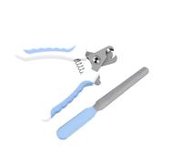 KIVMTAR Dog Nail Clippers for Large Dogs, Pet Nail Clipper Kit for Small & Large Dogs & Cats，Dog Nail Clippers for Dogs and Cats - Safe and Easy to Use，Professional Dog & Cat Nail Trimmers (White)