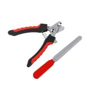 KIVMTAR Dog Nail Clippers for Large Dogs, Pet Nail Clipper Kit for Small & Large Dogs & Cats，Dog Nail Clippers for Dogs and Cats - Safe and Easy to Use，Professional Dog & Cat Nail Trimmers (Red)