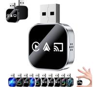 Kivont 3 in 1 Adapter, 2026 New Kivont 3 in 1 Car Adapter, Upgrade Wireless Carplay Adapter Mini USB Car Port - Plug and Play, for Cars (A-for and,2PCS)