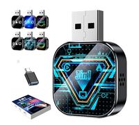 Kivont 3 in 1 Adapter, 2026 Upgrade Wireless Carplay Adapter for iPhone, with 2.4/5ghz WiFi, Plug and Play, Low Latency for Car Play&Android Auto (F,for Android)