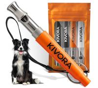 KIVORA 4 Pack Dog Whistle to Stop Barking Neighbors Dog,304 Stainless Steel Adjustable Ultrasonic Silent Dog Training Whistle for Recall & Bark Control,Professional Whistle Suitable for All Dogs