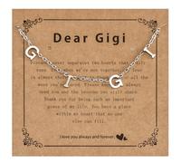 Kivosliv Gigi Gift from Grandson Granddaughter Women Mothers Day Grandma Jewelry Ideas Gigi Necklace