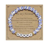 Kivosliviz Gifts for Nonna Bracelet Women from Granddaughter Best Mother's Day Jewelry Nonna Bracelets