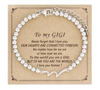 Kivosliviz Gigi Gifts from Grandson Granddaughter Grandkids Mothers Day Women Gigi Bracelet