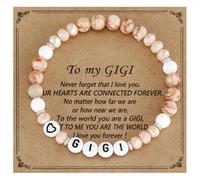 Kivosliviz Gigi Jewelry for Women Gifts from Granddaughter Best Grandma Mothers Day Gigi Bracelet