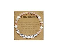 Kivosliviz Grammy Bracelet Gifts for Women from Grandkids Best New First Time 2026 Birthday Gift for Grammy