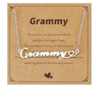Kivosliviz Grammy Gifts for Birthday Grandma Women from Grandson Grandkids Xmas Funny Grammy Jewelry