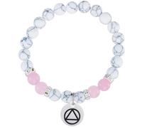 Kivosliviz Sober Bracelet Gifts for Women Addiction Recovery AA Alcoholics Anonymous Birthday Jewelry Sober Beaded Bracelet