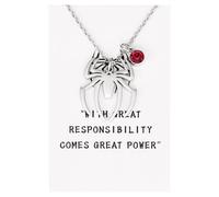Kivosliviz Spider-man Necklace Women Gifts Merchandise Spider Charm Inspirational Spider Pendant Necklace for Men