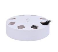 kivrimlarv Automatic Interactive Cat Toy, Cat Exercise Toys Whack Game, Rechargeable Interactive Cat Toy, Interactive Toys with 7 Holes for Keeping Your Indoor Cats Active and Entertained.