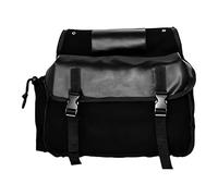 kivrimlarv Bike Saddle Bag - Waterproof Canvas Organizer, Motorcycle Side Bag for Motorbike Bicycle Scooter, Touring Commuting Travel, Road Trip Storage, Compact Outdoor Cycling Gear for Riders