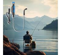 kivrimlarv Bite Alarm Indicator - Fishing Swingers Alarm,Practical Portable Fish for Night, Waterproof Sensitive Sound Alert Fishing Swinger for Beginners, Freshwater