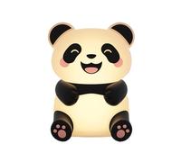 kivrimlarv Car Air Vent Accessory, Silicone Panda Doll Led Light, Cute Dashboard Decor, Easy Clip Design, Compact Size for Sedan Trailer Pickup Rv Interior Enhancement, 2.17x2.2x2.64 Inches