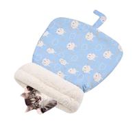kivrimlarv Cat Bed Cave, Kitten Sleeping Bag, Warming Pad Sack, Windproof Cat Sack with Windproof and Soft Design for Keeping Your Pets Warm and Cozy During Cold Weather (1 Piece)
