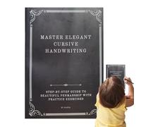 kivrimlarv Cursive Handwriting Workbook - Cursive Workbook, Practice Book with Tracing and Exercises for Kids, Teens, Adults, Homeschool Supplies, Improve Writing Skills, Penmanship Practice, Handwri