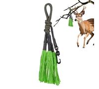 kivrimlarv Deer Scent Rope Cotton - Portable Animal Attractant Tassels for Outdoor Use | Wildlife Observation, Trail Marking, Hunting, Nature Watching, Field Edge Trees 26.5x4.49 inches