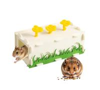 kivrimlarv Hamster Tube - Rectangular Pet Resting Tunnel for Dwarf Hamsters | Exercise Toy, Professional Habitat Accessory, Gerbil Hedgehog Chinchilla, Bunny Ferret Guinea Pig Cage Decor