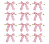 kivrimlarv Holiday ribbon bows, Holiday Decor Velvet Wreath Bow, Multi Functional Home Decoration for Handmade Crafts Garland Outdoor Front Door Yard Garden Birthday Party Wedding 3.35x3.35 in