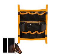 kivrimlarv Horse Tool Bag - Stable Door Tool Bags,Tool Organizer Bag Horse Brush Holder, Large Capacity Oxford Cloth Work Tool Bag, Horse Grooming Tools Storage