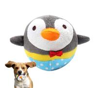 kivrimlarv Interactive Dog Chew Ball, Pet Toothbrush for Oral Care, Plush Teething Toy for Puppies, Soft Toy, Encourage Them to Chew for Stress Relief and Fun, 4.53 Inches